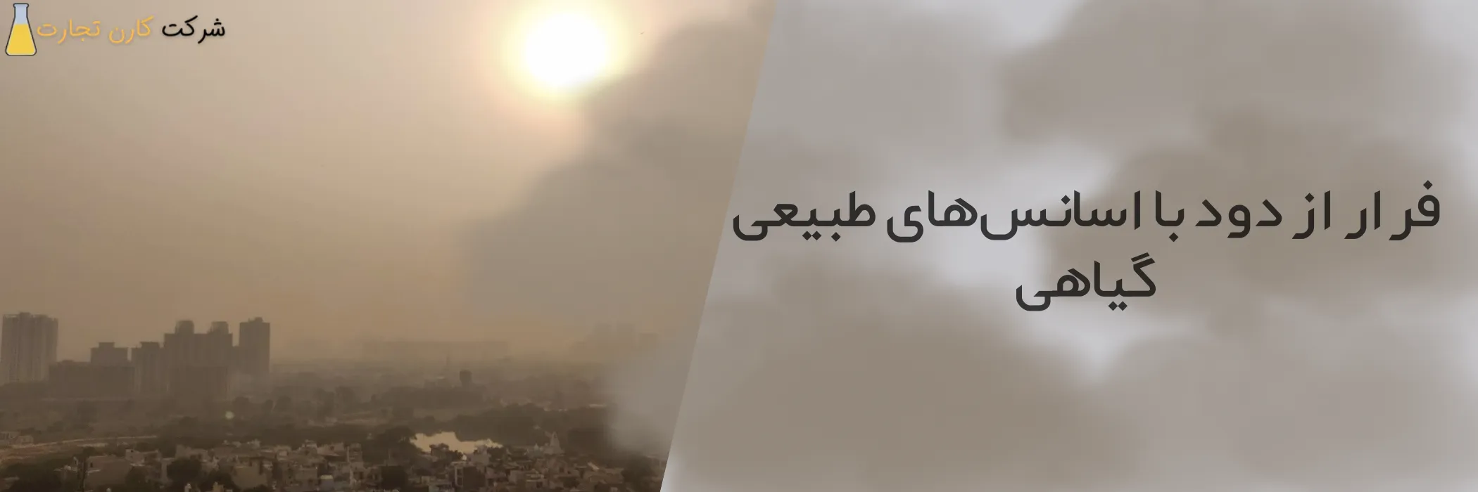 فرار از دود با اسانس‌های طبیعی گیاهی