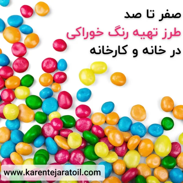 طرز تهیه رنگ خوراکی