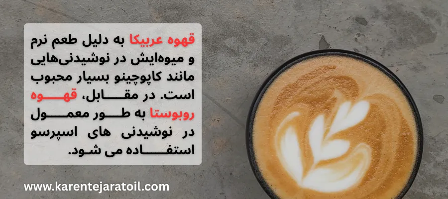 تفاوت قهوه عربیکا و روبوستا